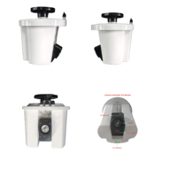 Sistem Keselamatan Kebakaran Otomatis Sistem Pemadam Kebakaran Monitor Air Pemadam Kebakaran Paduan Aluminium 0.6 MPa 10 L/s