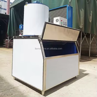 Machine à glace en flocons, capacité 500 kg, composants essentiels : pompe et roulement, haute productivité, automatique, pour usage commercial
