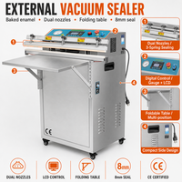 Machine de mise sous vide externe XICANG XC-1000, pompe la plus puissante de 2,5 kW, double buse 1010 mm, pour le gazage de viandes et fruits de mer