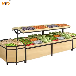 Grosir Hypermarket/Supermarket/toko sayuran dan rak pajangan buah untuk dijual
