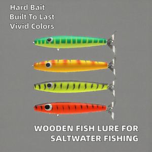 Señuelos de Pesca Profesionales de ABS, Cebo Artificial Duro en Forma de Pez, Flotantes, con Anzuelos para Río, Lago, Arroyo, Agua Salada, Pesca al Aire Libre - Product Image 2