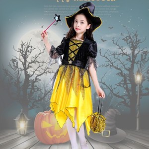 <span class=keywords><strong>Disfraz</strong></span> <span class=keywords><strong>de</strong></span> fiesta <span class=keywords><strong>de</strong></span> brujas para niños encantadores <span class=keywords><strong>de</strong></span> personaje divertido occidental <span class=keywords><strong>de</strong></span> 6 a 8 años - Product Image 5