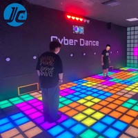 Système de jeu au sol intérieur pour enfants Multi-Inter Mega Grid avec éclairage LED, taille personnalisée, haute capacité