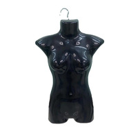 Mannequin demi-corps femme en plastique pour présentation de soutiens-gorge, lingerie, sous-vêtements, maillots de bain et vêtements de nuit