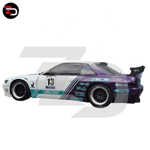 Nuovissimo Kit carrozzeria stile razzo <span class=keywords><strong>B</strong></span> V3 minigonne laterali parafango paraurti anteriore paraurti posteriore ala per Silvia 180SX S13 1989-1993 - Product Image 4