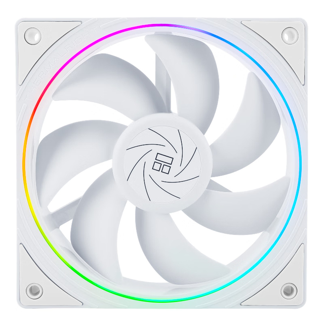 Thermalright TL-S12W 120mm ARGB Lighting Case Cooler Fan White/Black CPU Cooling Fan with Heatsink for Computer