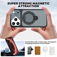Étui compatible transfrontalier pour iPhone 18 Pro Max, coque en PC avec support rotatif, protection contre les chutes, dissipation de la chaleur