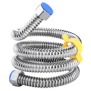 Tenglida Tuyau ondulé en acier inoxydable 304 de 4 pouces, antidéflagrant, pour eau chaude et froide, avec joints en silicone - Product Image 5