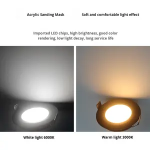 <span class=keywords><strong>Spot</strong></span> LED encastrable rond 3W <span class=keywords><strong>12V</strong></span> 24V RGBW pour plafond, mini <span class=keywords><strong>spot</strong></span> intérieur pour bateau, <span class=keywords><strong>camping</strong></span>-<span class=keywords><strong>car</strong></span>, caravane - Product Image 3