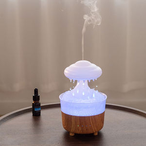 Difusor de Aceites Esenciales con Aroma a Nube de <span class=keywords><strong>Lluvia</strong></span>, Micro Humidificador con Sonido de Gotas de Agua, 1 Año de Garantía, <span class=keywords><strong>para</strong></span> Hogar, Escritorio, Mesita de Noche, Relajación <span class=keywords><strong>para</strong></span> <span class=keywords><strong>Dormir</strong></span> - Product Image 1