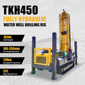 Water Wells <b>Drilling</b> Rigs Machine 450m Pneumatic Hydraulic Water Well <b>Drilling</b> Rig Rig - Product Image 2