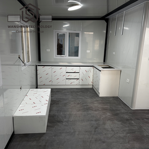 Maison conteneur extensible préfabriquée personnalisée 20 '40 'Maison pliante extérieure préfabriquée de deux chambres à coucher Construction <span class=keywords><strong>Immobilier</strong></span> - Product Image 6