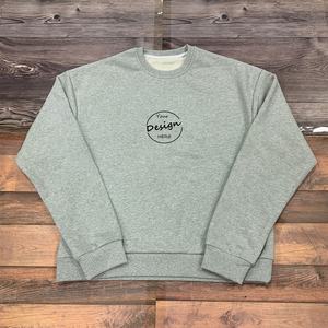 Sudadera de Otoño para Hombre, 100% Algodón, Cuello Redondo, Hombros Caídos, Corte Holgado, con Estampado y Bordado Personalizado de Alta Calidad - Product Image 6