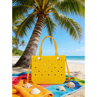 Nouveauté Sac de plage en mousse EVA imperméable, design ouvert, facile à nettoyer, taille familiale M XL, sac fourre-tout en EVA