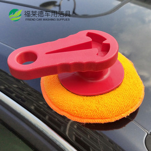 Fried Car Polishing Sponge <b>Waxing</b> Handle 13cm With Free 5 Inch Pad For Ceramic Coating And Detailing - Product Image 4