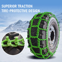 Cadenas de Camión de Acero Aleado CH Nuevas, Galvanizadas y Tratadas Térmicamente, de Alta Calidad, Cadena para Nieve de Tractor, Ancho de 235-255 mm