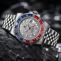 Nouvelle montre automatique pour homme PAGANI DESIGN 1662 avec cadran à motif météorite, GMT, marque haut de gamme, Reloj Hombre