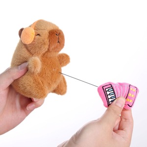 Llavero de Capibara de Peluche, <span class=keywords><strong>Mini</strong></span> Muñeco de Capibara, Colgante para Mochila de Estudiante, Venta al por Mayor - Product Image 6