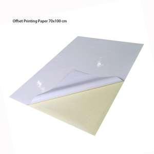 Giấy dính 70x100 Trắng satin dính nhãn, die-cut không dính giấy với duy nhất hai mặt cao su phát hành lót - Product Image 2