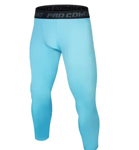 Collants de sport pour hommes, basket-ball, fitness, course, entraînement, base, pantalon de compression à séchage rapide et élastique