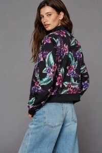 Veste florale pour femme de qualité export, élégante, à manches longues, décontractée, pour l'hiver, disponible à un prix raisonnable - Product Image 4