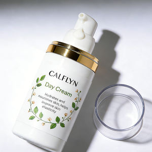 Crème de jour CALFLYN, hydratante, soin quotidien du visage, nourrit la peau, stimule l'élasticité cutanée, lotion légère, soin naturel de la peau - Product Image 3