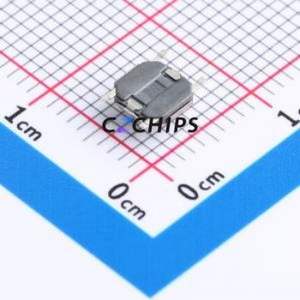 TS-1076S-A8B3 Tactile Switch SMD-4P,5.2x5.2mm Switch Single Pole Single Throw Round Button 2.5N 5.2mm - Product Image 2