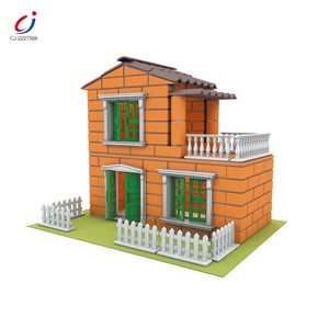 Chengji khối nhự<span class=keywords><strong>a</strong></span> cho nhà xây dựng xây dựng một ngôi nhà nóng bán trò chơi Bộ DIY lắp ráp kiến trúc sư biệt thự chơi đặt đồ chơi - Product Image 2