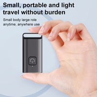 Répulsif à ultrasons portable pour chiens avec batterie rechargeable, indicateur LED, sûr et humain, dispositif d'entraînement anti-aboiement pour l'extérieur