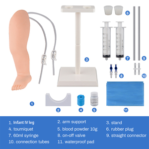 Trẻ sơ sinh chân <span class=keywords><strong>Simulator</strong></span> cho <span class=keywords><strong>IV</strong></span> và phlebotomy cannulation thực hành y tế khoa học sản phẩm - Product Image 6