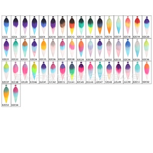 Perruque au crochet EZ de 26 pouces, trois couleurs, double trame, en fibre basse température, modèle EZC, <span class=keywords><strong>tresses</strong></span> africaines volumineuses stylisées en PVC - Product Image 3