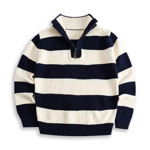 Nouveau T-shirt Garçon 2022 – Pull Épais Rayé pour Bébé, Style Automne-Hiver - Product Image 5