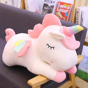 Broderie Doux En Peluche Moelleux Haute Qualité Stock Élastique Mignon Arc-En-Ciel <span class=keywords><strong>Licorne</strong></span> Poupée En Peluche Jouet En Peluche Personnalisé Jouets En Peluche - Product Image 6