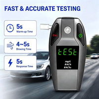 Alcootest à pile à combustible certifié CE, professionnel avancé, haute précision, pour conducteurs, utilisation mondiale en Europe
