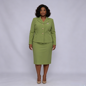 Manufacturers Wholesale Ladies Wear Uniform Office Skirt And <b>Blazers</b> Suits <b>Set</b> for Women - Product Image 3