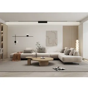 Chingxin Modern Nordic Modular Beige Sectional Sofa Corner Sofa Set Designs 1+2+3 Seat Sectional Sofa Set Living Room