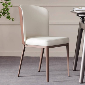 <span class=keywords><strong>Sedie</strong></span> da Pranzo di Lusso Moderne Regolabili ed Ecologiche, Rivestimento <span class=keywords><strong>in</strong></span> <span class=keywords><strong>Pelle</strong></span>, Gambe <span class=keywords><strong>in</strong></span> Metallo, Colore Personalizzabile <span class=keywords><strong>per</strong></span> Uso Domestico e <span class=keywords><strong>Cucina</strong></span> - Product Image 2