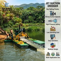 Kapal Keruk Hisap Jet untuk Ekstraksi Lumpur Jalur Air Darat, Pemompaan Pasir, dan Pekerjaan Pengerukan Saluran Sungai