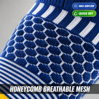 Chaussettes courtes antidérapantes respirantes à séchage rapide avec logo sur le dessus, mélange de spandex/nylon/coton, fines, décontractées, pour l'été, pour hommes