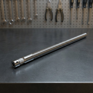 Eje de engranaje estriado de acero inoxidable no estándar de alta rentabilidad, piezas de motor, rodamientos, bomba, tornillo de avance mecanizado por CNC, personalizado de Taiwán - Product Image 3