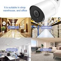Caméra IP POE 5MP, caméra de surveillance CCTV, caméra extérieure, microphone/audio intégrés, détection de mouvement, H265 WDR