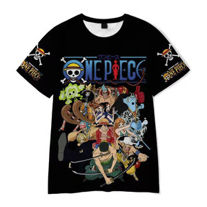 Magliette in Cotone Personalizzate con Stampa 3D di Cartoni Animati, Manica Corta, Oversize, Casual, Unisex - Product Image 3