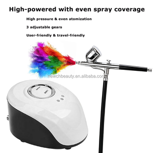 Compresseur d'air de bureau pour aérographe, pulvérisateur facial et corporel, pistolet de pulvérisation pour usage domestique, nail art, tatouage, coloration des cheveux et maquillage - Product Image 2