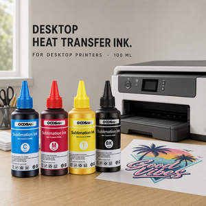 Encre de sublimation pour imprimante de bureau Epson EcoTank L8050 L3250, CMYK LC LM 70ML 100ML Encre de transfert thermique - Product Image 1