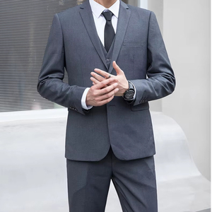 Venta al por mayor personalizada ropa de hombre Suite 2025 Business Casual hombre Blazer traje 3 piezas - Product Image 1