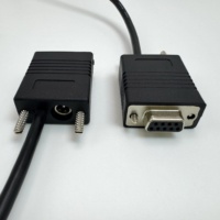 Câble adaptateur blindé personnalisé DB9 RS232 vers RJ50 10P10C de qualité industrielle pour lecteur de codes-barres, PLC et dispositifs médicaux