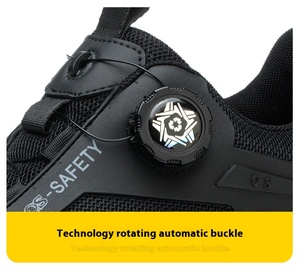 Zapatos <span class=keywords><strong>de</strong></span> <span class=keywords><strong>Seguridad</strong></span> Ligeros para Hombre, Anti-Impactos, Resistentes a Pinchazos, Transpirables, <span class=keywords><strong>de</strong></span> Tela Tejida, Antideslizantes, Sin Olor, para Trabajo - Product Image 4