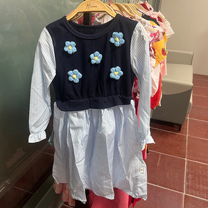 Hot Selling Girls' Summer <b>Dresses</b> Cotton Sleeveless with Ruffles Bow Back Blue Yellow White Green Mustard Colors - Product Image 6