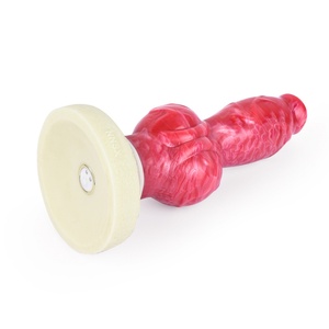 NNSX Nuevo Dildo Vibrador de 10 Velocidades con Diseño de Bolas Gigantes Simuladas y Vetas Explosivas, en Forma de Animal, para Adultos, Productos Eróticos - Product Image 4