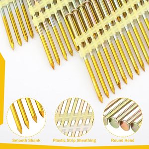 <span class=keywords><strong>3</strong></span>-дюймовые Стальные Каркасные гвозди в рулонах 30-градусный пластиковый гладкий хвостовик - Product Image 4